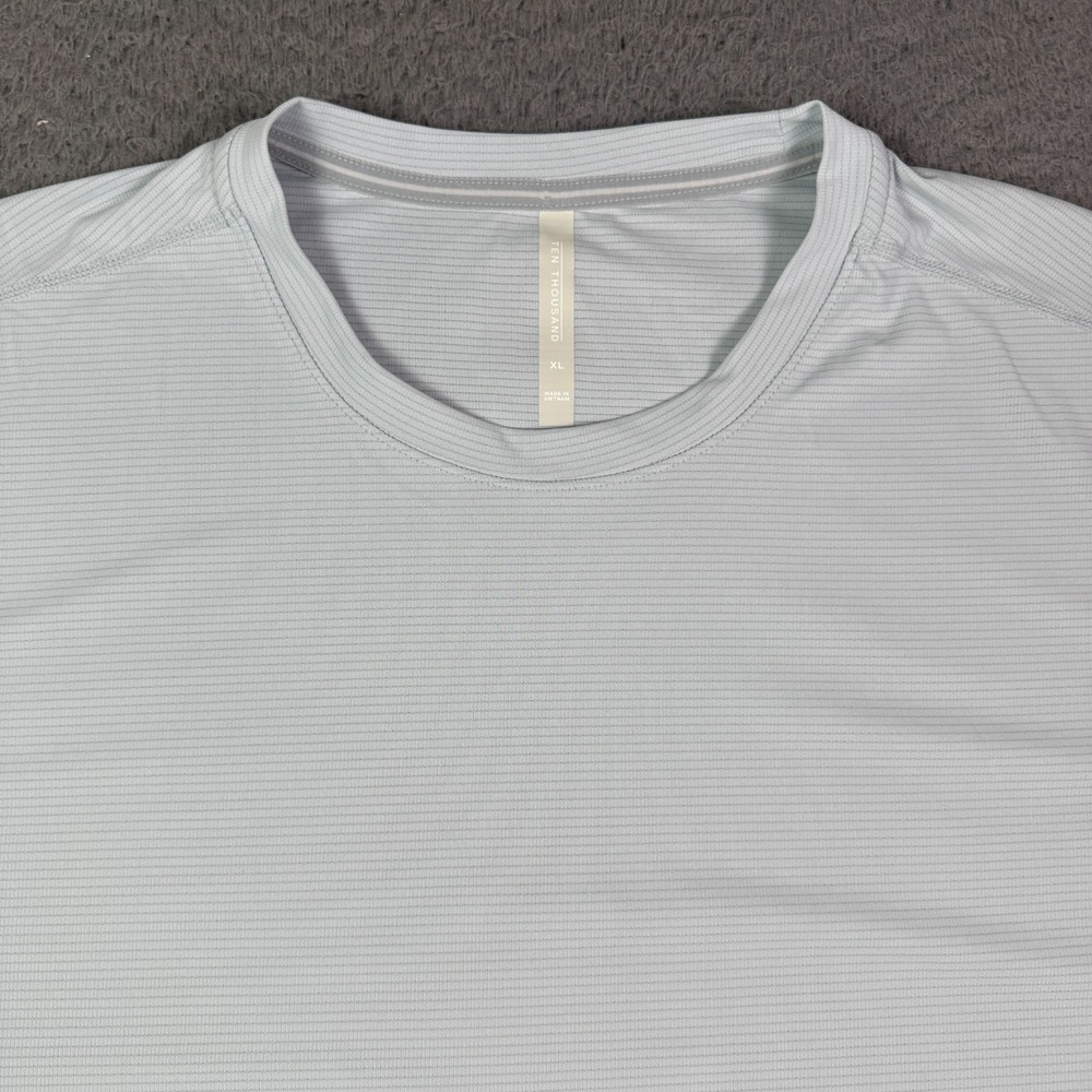 Ten Thousand The Lightweight Tee Shirt Mens XL Light Blue Breathable Performance